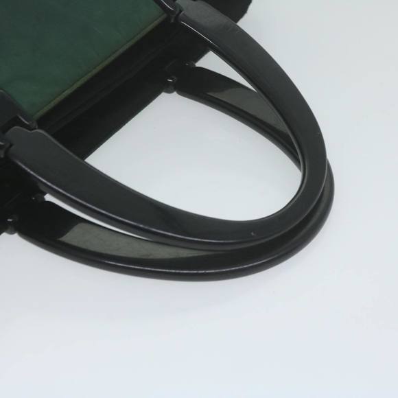 PRADA Hand Bag Nylon Green Auth 65933 - Picture 8 of 16